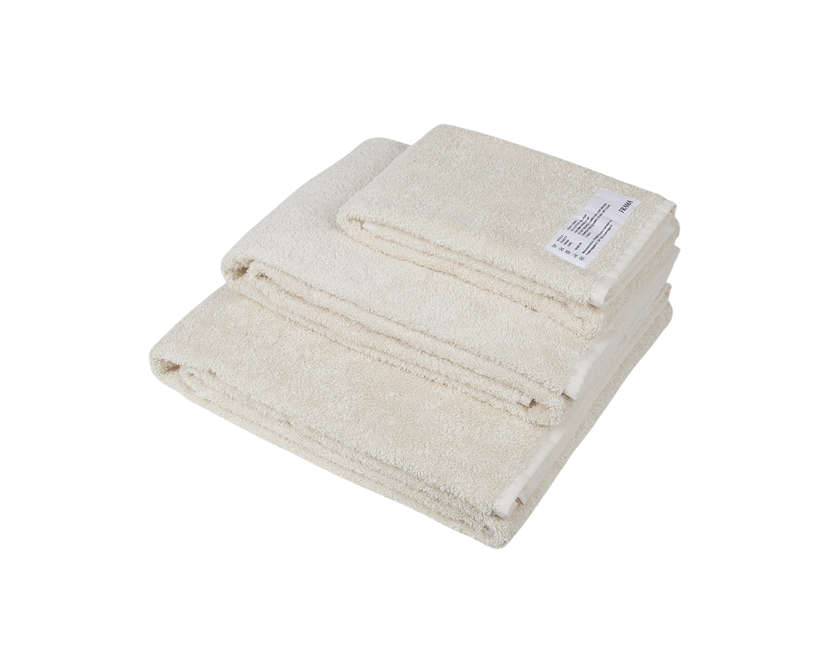 Heavy towel set bone white frama